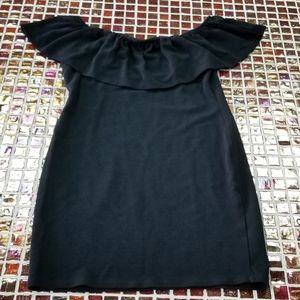 Black Off the Shoulder Dress